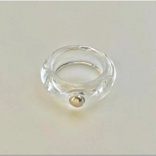 【新品】 clear ring  クリアリング（1）(リング(指輪))