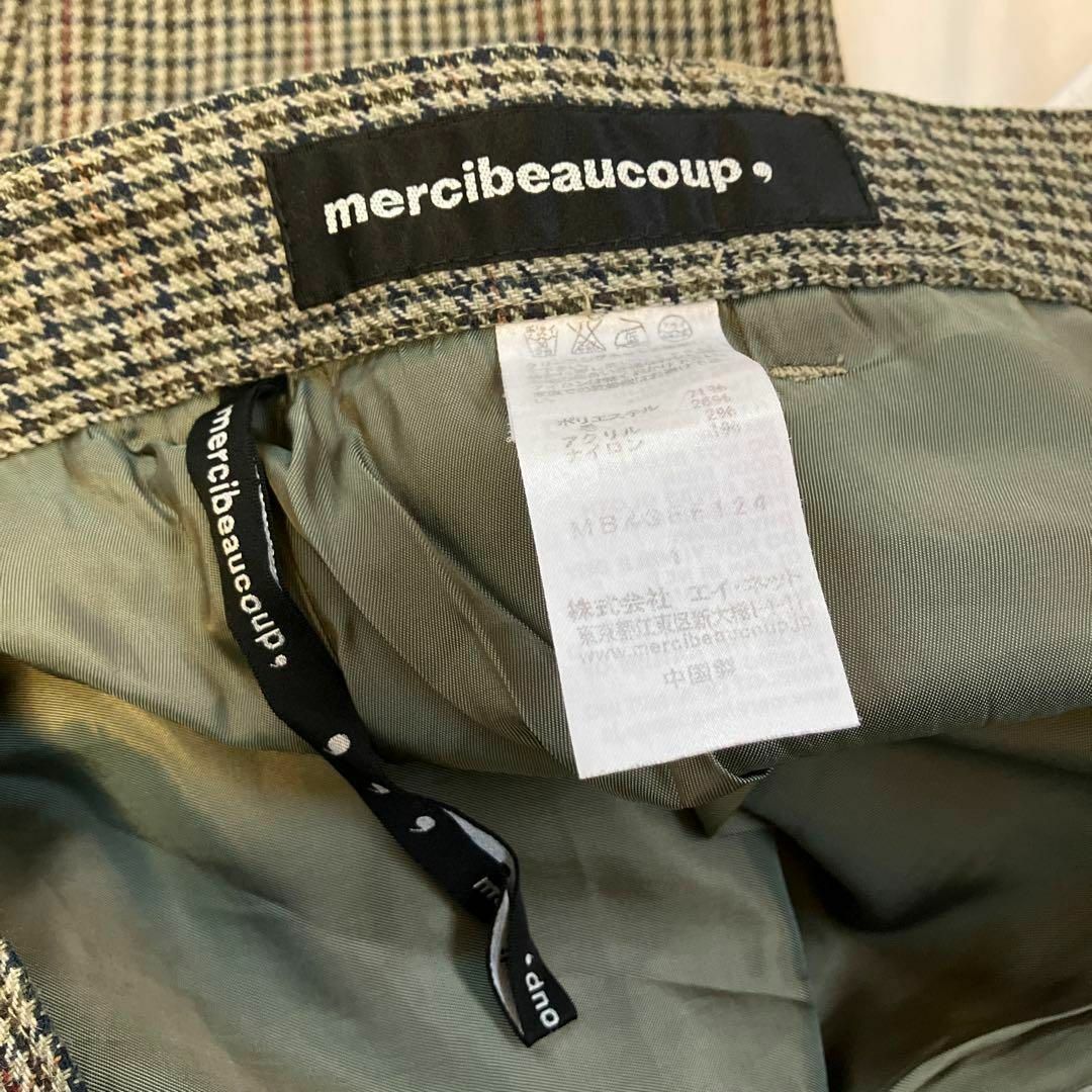 mercibeaucoup(メルシーボークー)のmercibeaucoup千鳥格子柄 サルエルパンツ 1メルシーボークー メンズのパンツ(サルエルパンツ)の商品写真