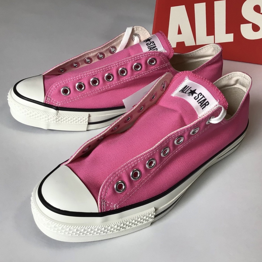 ALL STAR（CONVERSE）(オールスター)の【新品】28cm 日本製キャンバス オールスターJ OX ピンク メンズの靴/シューズ(スニーカー)の商品写真