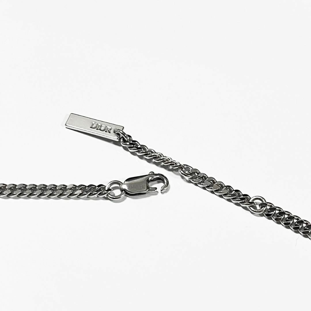 DIOR HOMME(ディオールオム)の美品 ディオール オブリーク CDロゴ パドロック ペンダントネックレス メンズのアクセサリー(ネックレス)の商品写真