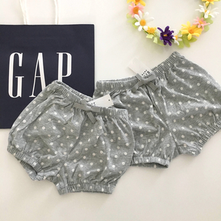 ベビーギャップ(babyGAP)の新品♡baby gap♡ショートパンツ♡ドット♡リンクコーデ/ユニクロ/ラルフ/(パンツ/スパッツ)