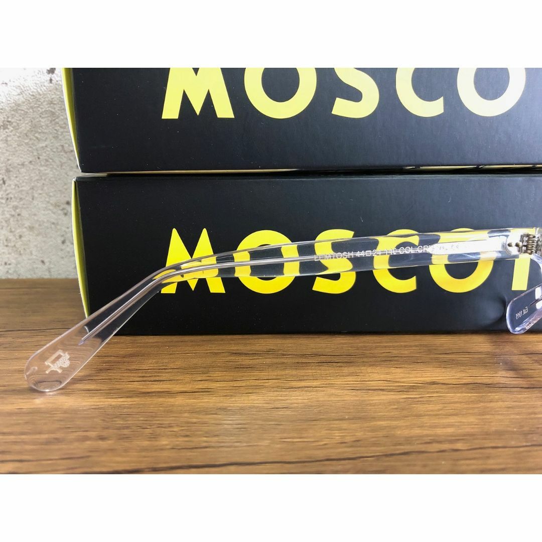 MOSCOT LEMTOSH 44 CRYSTAL 度なしクリア・カラー付き 1