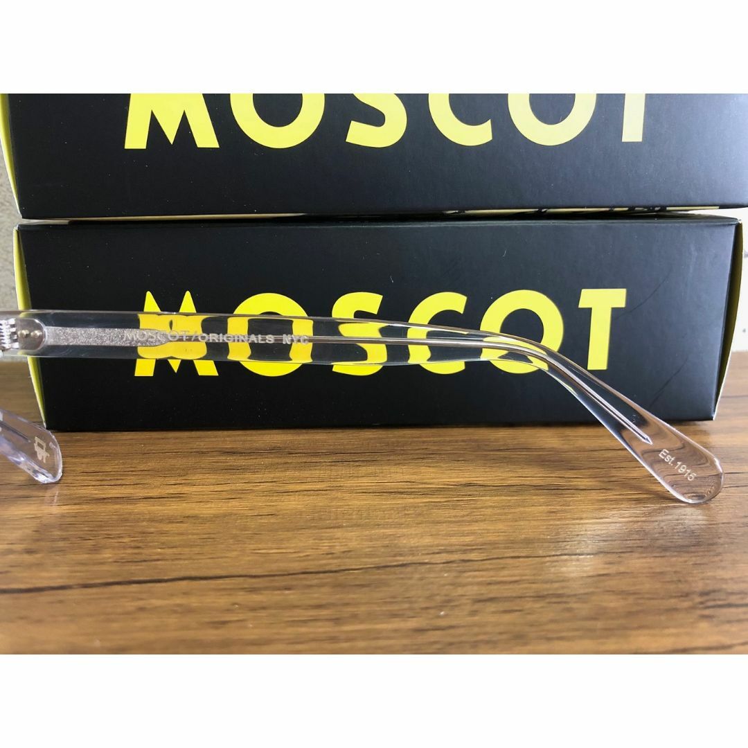 MOSCOT LEMTOSH 44 CRYSTAL 度なしクリア・カラー付き 2