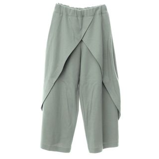 イッセイミヤケ(ISSEY MIYAKE)の【中古】イッセイミヤケ ISSEY MIYAKE 2022年秋冬 イージー ラップパンツ セージグリーン【サイズ表記なし（L位）】【レディース】(その他)