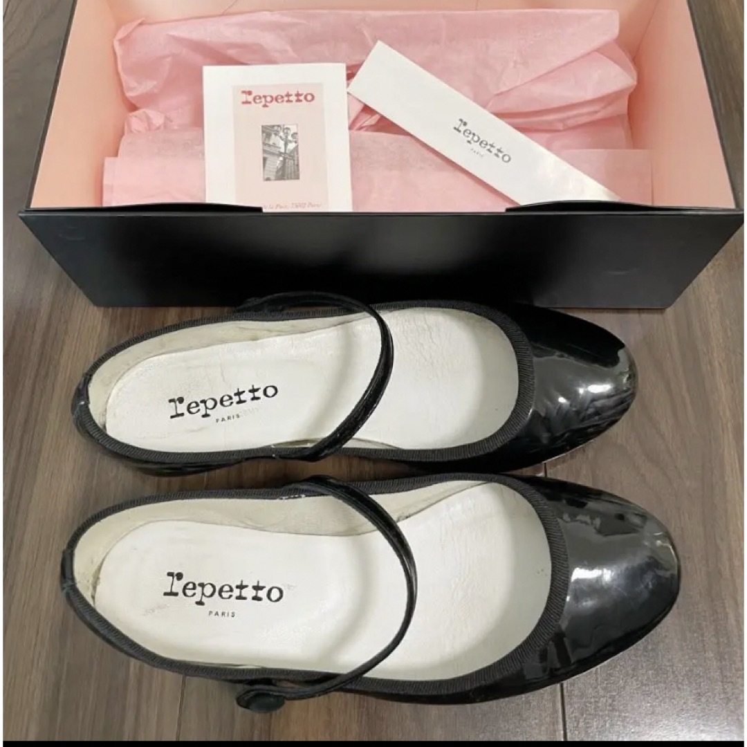 repetto(レペット)のレペット repetto Lio Mary Jane 旧サイズ 37 黒 レディースの靴/シューズ(バレエシューズ)の商品写真