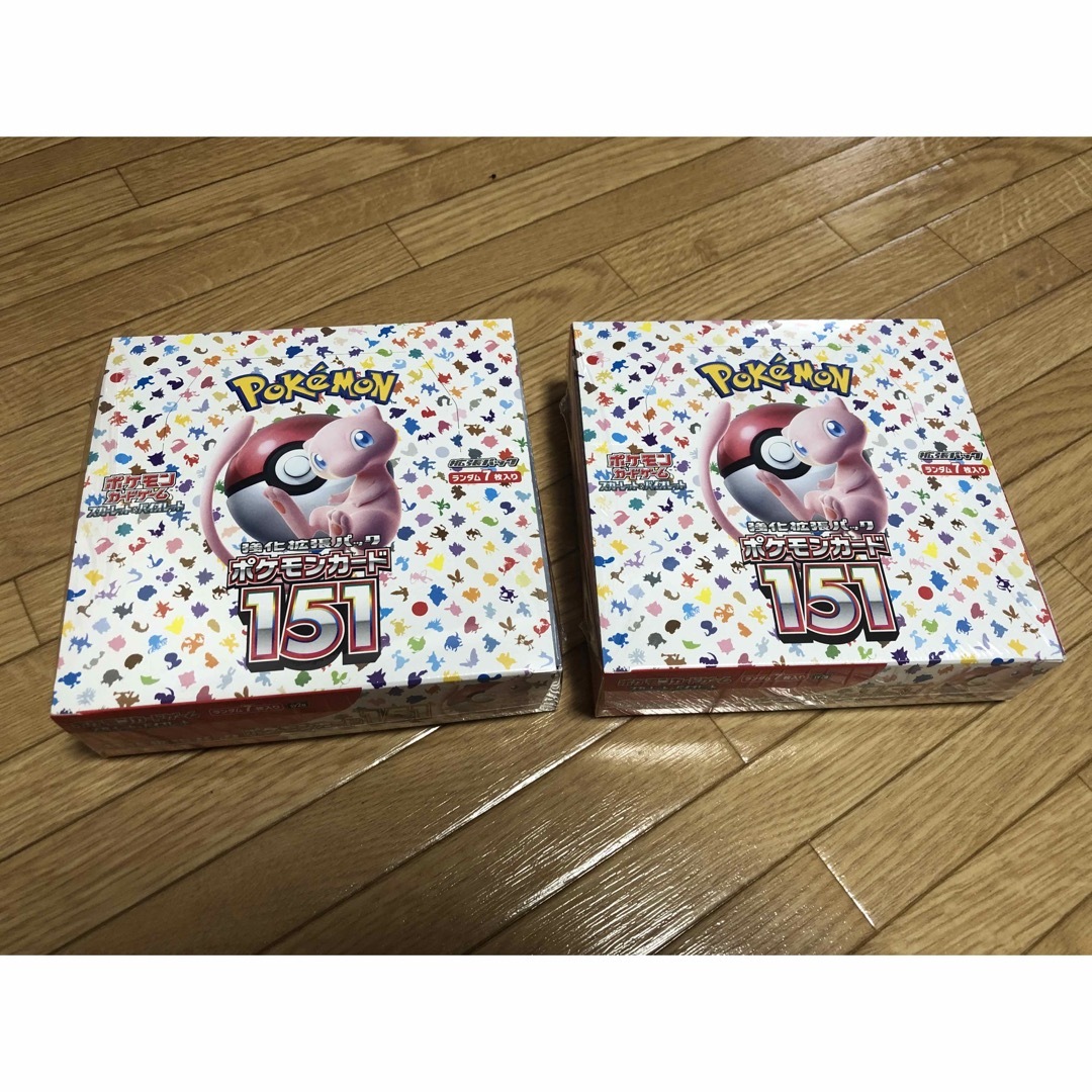 【新品未開封】ポケモンカード１５１  5BOX