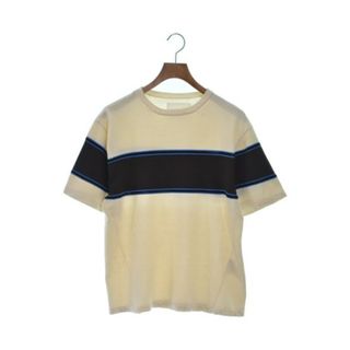 JIL SANDER + Tシャツ・カットソー 48(L位) アイボリーx茶等