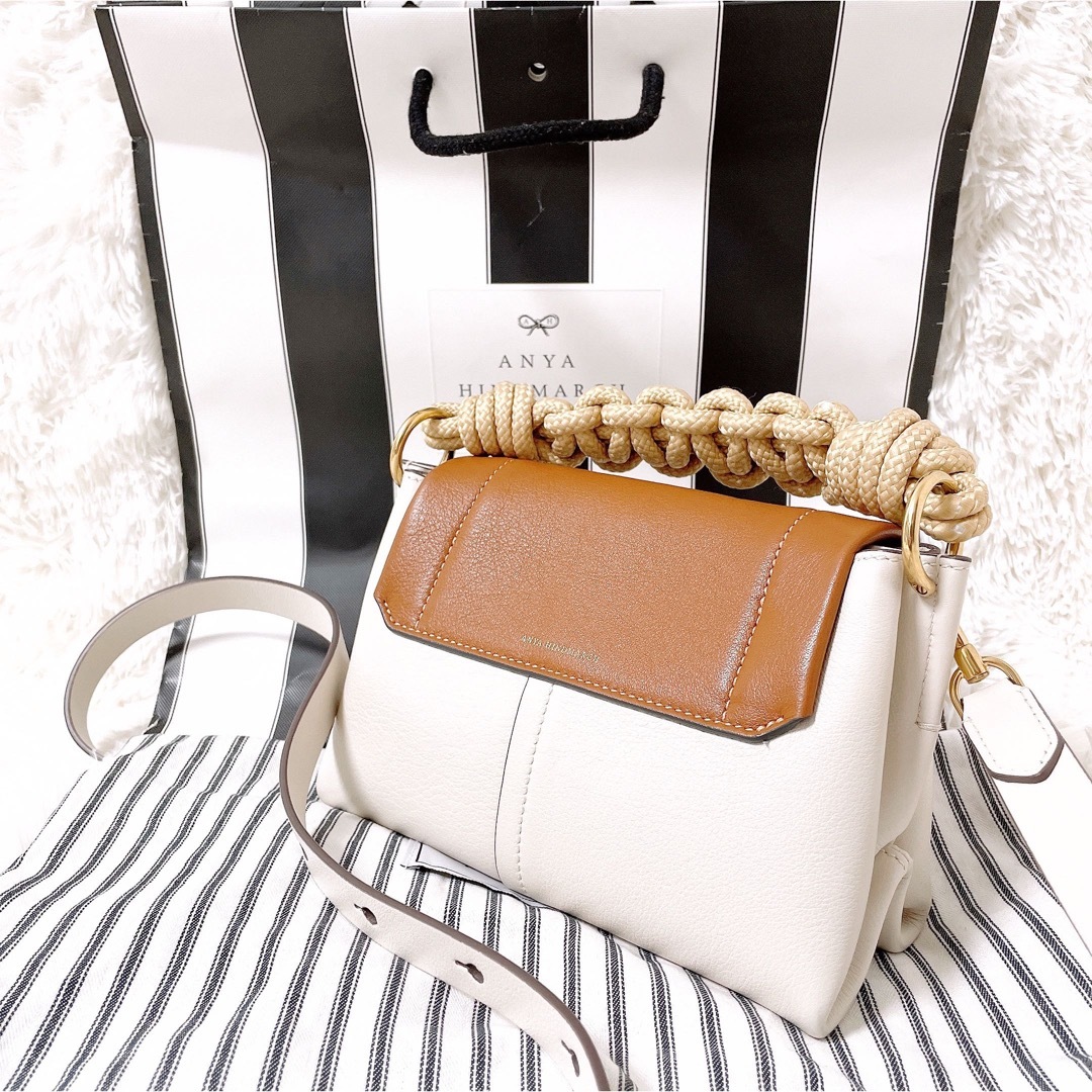 美品 ANYA HINDMARCH ROPE BOW ショルダー 2wayバッグ