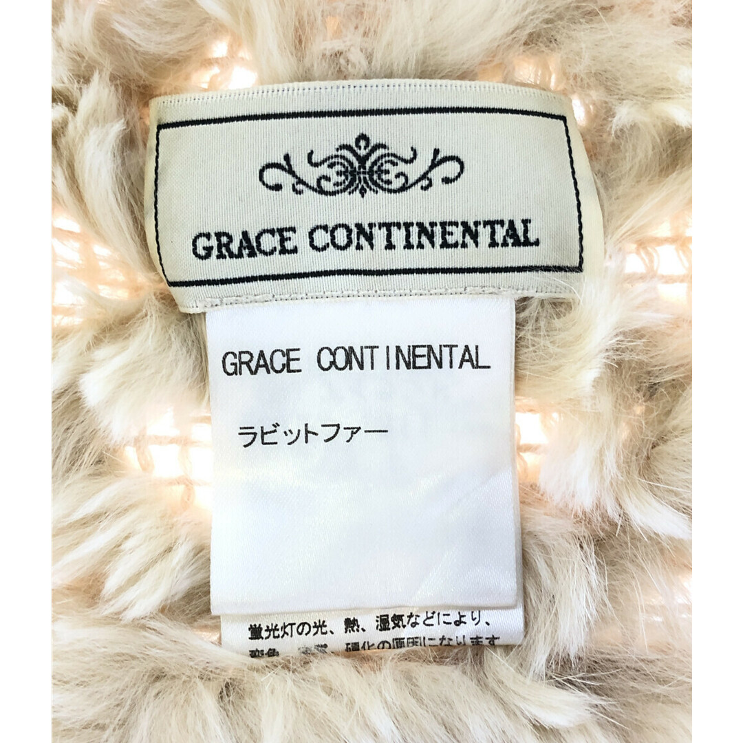 GRACE CONTINENTAL(グレースコンチネンタル)のグレースコンチネンタル ティペット マフラー ラビットファー レディース レディースのファッション小物(マフラー/ショール)の商品写真