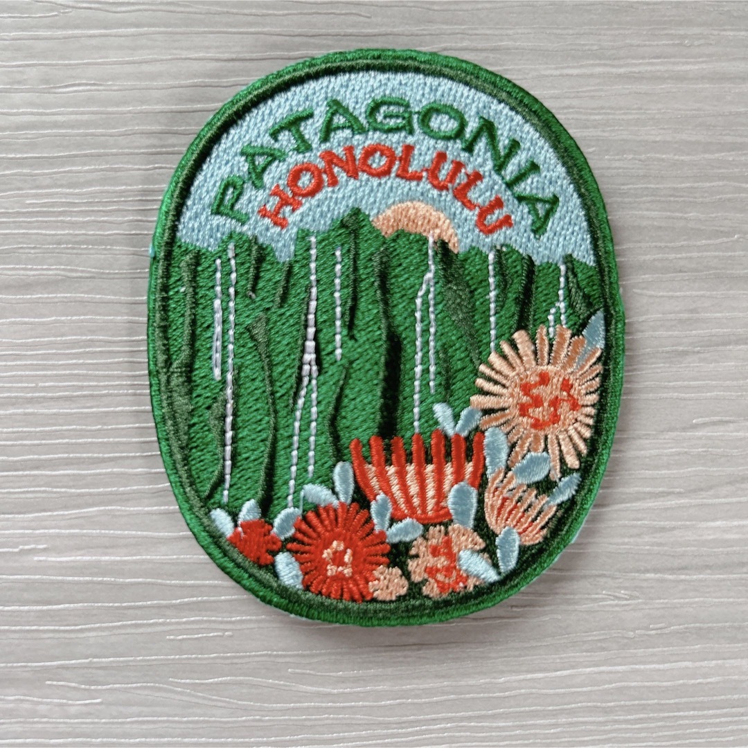 3枚 Patagonia パタゴニア ハワイ ホノルル 限定 ワッペン 刺繍