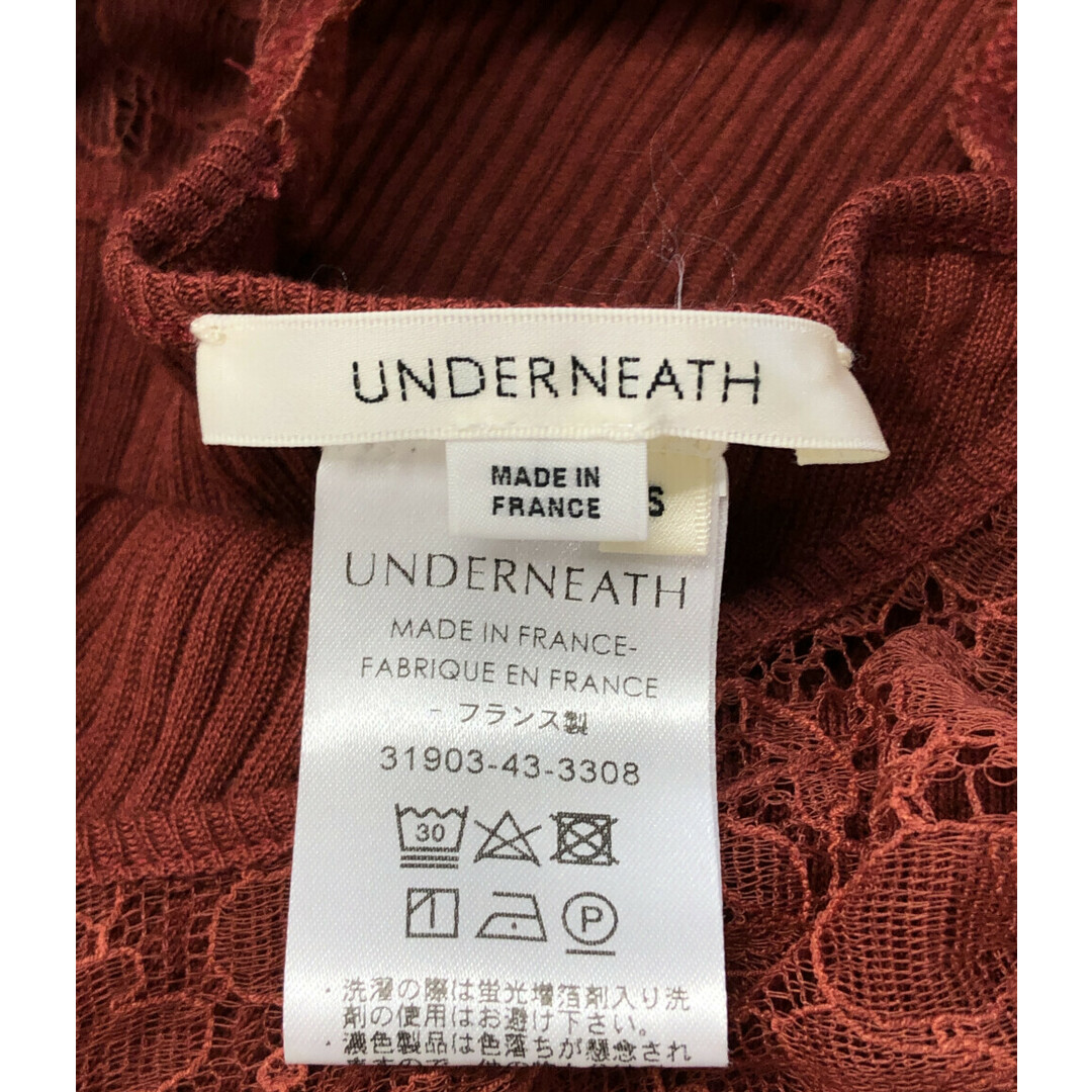 美品  underneath 長袖リブカットソー    レディース S レディースのトップス(その他)の商品写真