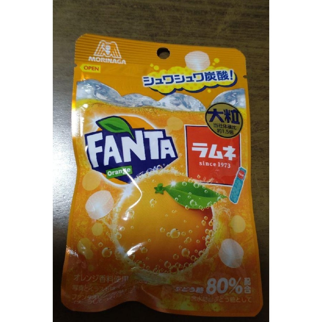 森永製菓　大粒ラムネ　ファンタオレンジ　○６点セット 食品/飲料/酒の食品(菓子/デザート)の商品写真