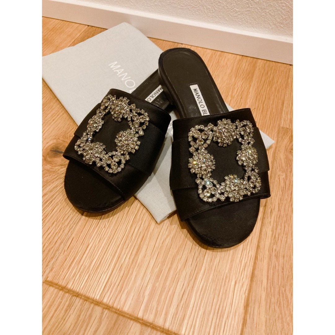 MANOLO BLAHNIK - 定番 マノロブラニク サンダル 34hの通販 by km's