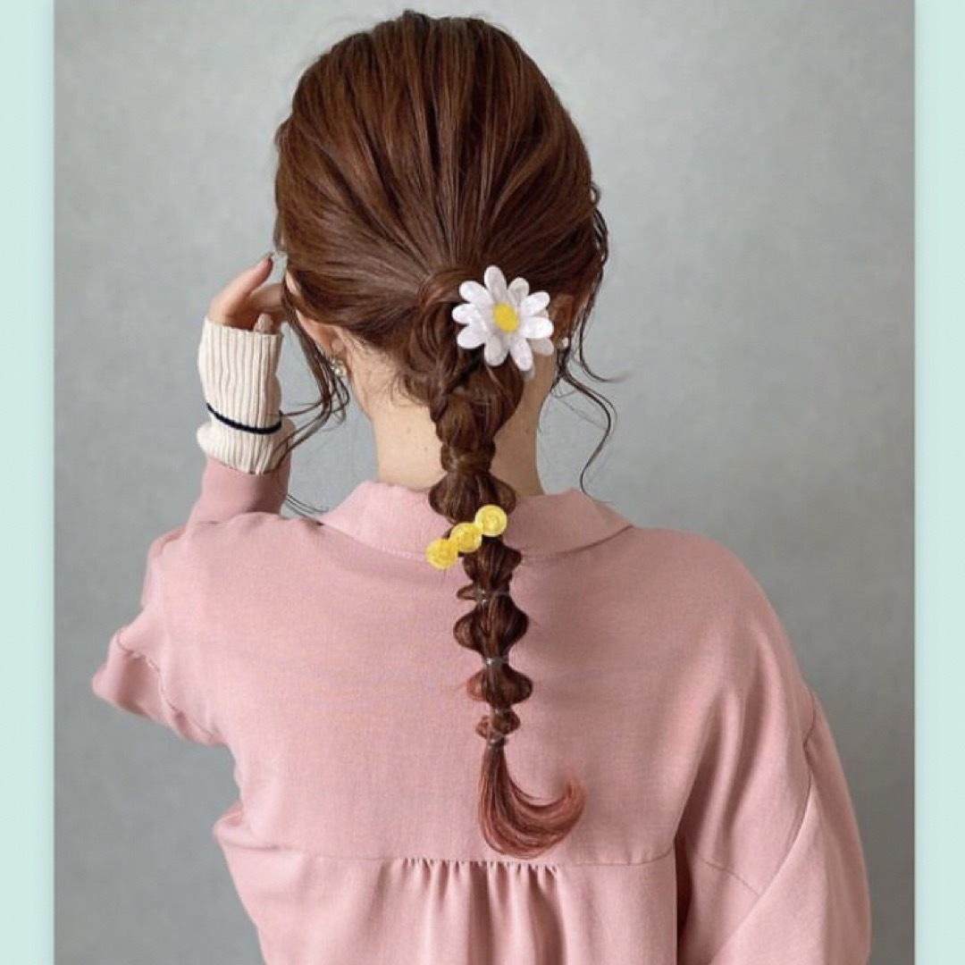 EDIT.FOR LULU(エディットフォールル)のヘアクリップ　マーガレット　大 レディースのヘアアクセサリー(バレッタ/ヘアクリップ)の商品写真