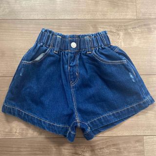 ザラ(ZARA)の【mee様専用】ZARA デニムショートパンツ　98cm(パンツ/スパッツ)