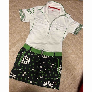 PUMA  スカート&ポロシャツ(ミニスカート)