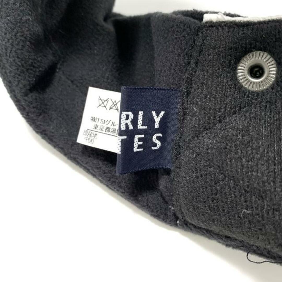 PEARLY GATES(パーリーゲイツ)のパーリーゲイツ サンバイザー - 白×黒 レディースの帽子(その他)の商品写真