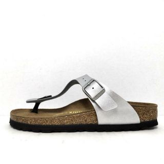 BIRKENSTOCKビルケンシュトック新古品シルバーラメパープルボワ37 レア