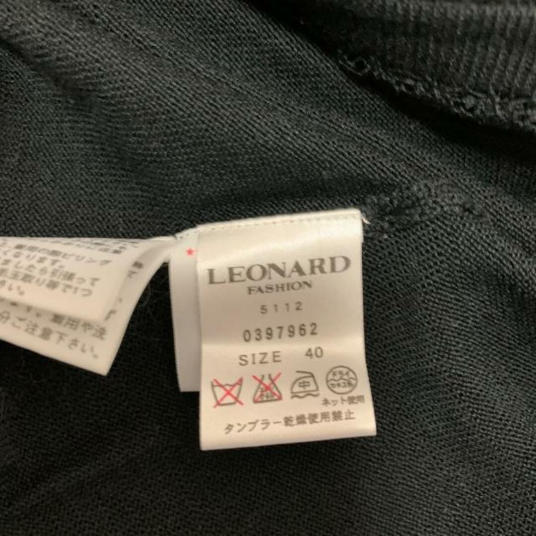 LEONARD(レオナール)のレオナール カーディガン サイズ40 M美品  レディースのトップス(カーディガン)の商品写真