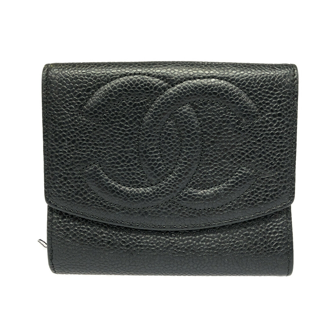 CHANEL - シャネル CHANEL 二つ折り財布 Wホック ココマーク ...