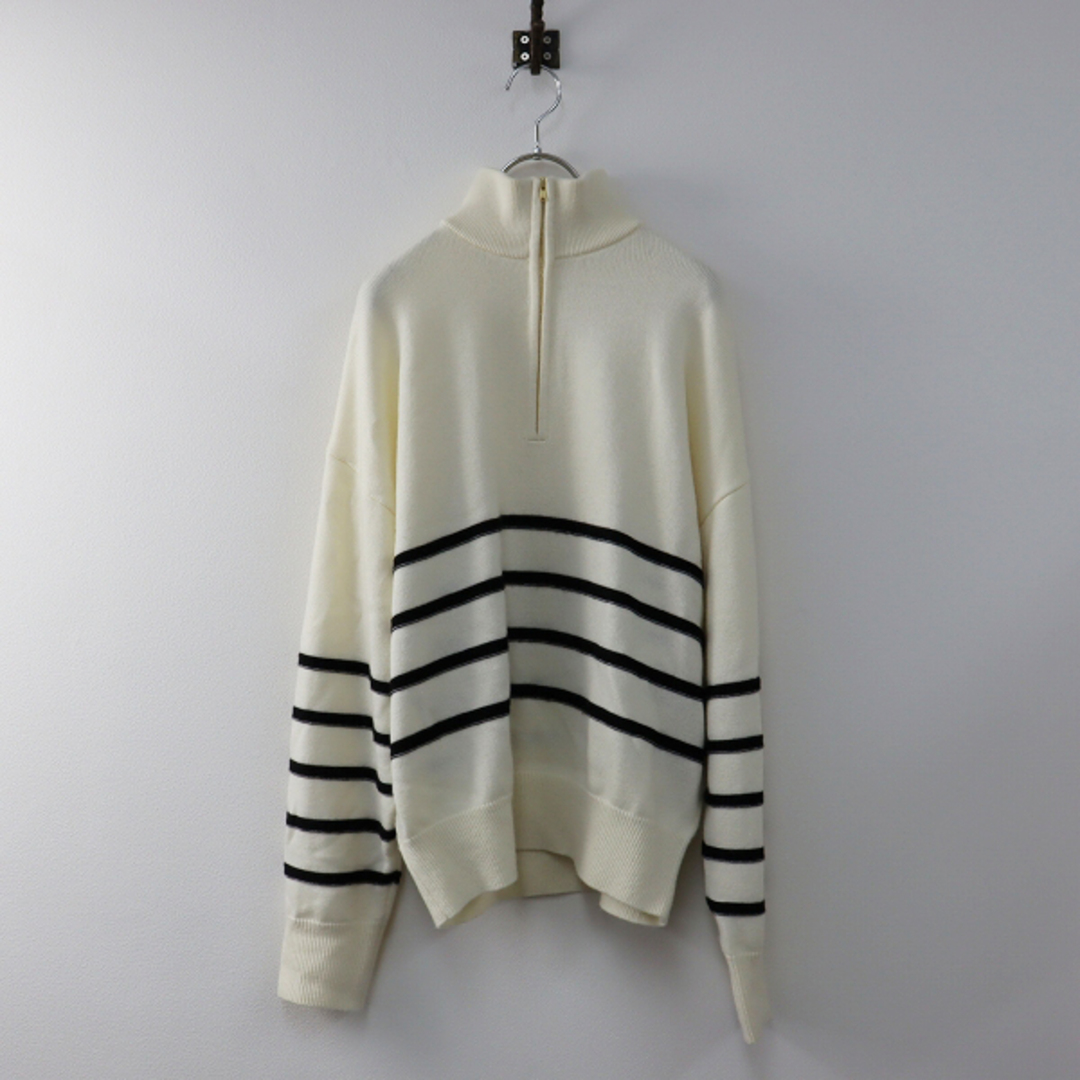 アパルトモン　グッドグリーフ　Border Zip Knit TOP