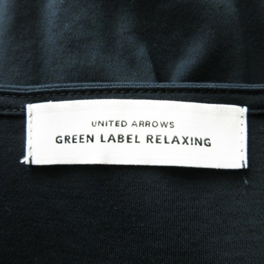 UNITED ARROWS green label relaxing(ユナイテッドアローズグリーンレーベルリラクシング)のグリーンレーベルリラクシング ブラウス カットソー Vネック 長袖 パール 紺 レディースのトップス(シャツ/ブラウス(長袖/七分))の商品写真