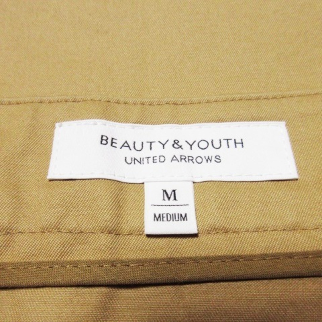 BEAUTY&YOUTH UNITED ARROWS(ビューティアンドユースユナイテッドアローズ)のB&Y スカート パンツ チノ フレア ロング フィッシュテール M ベージュ レディースのスカート(ロングスカート)の商品写真