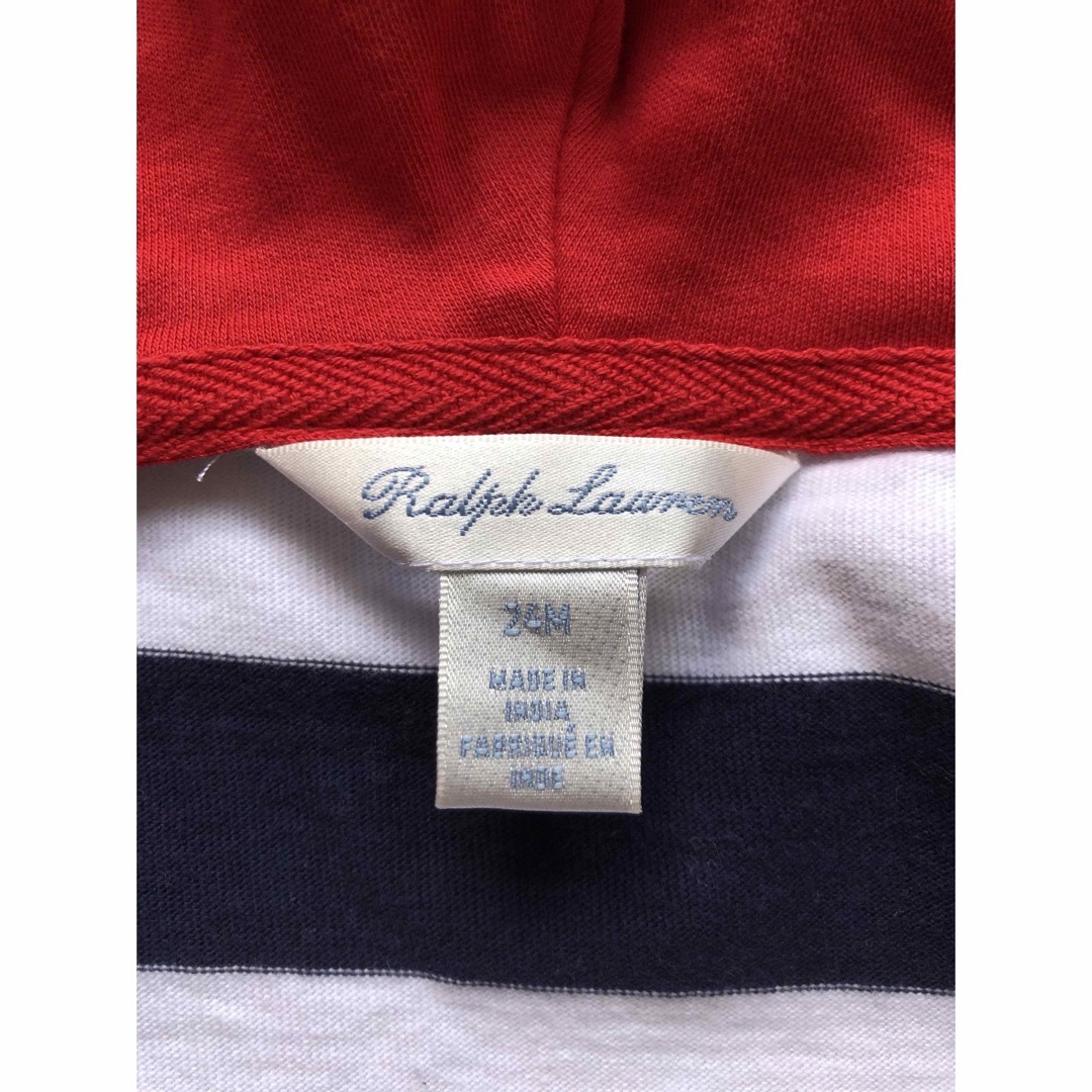 POLO RALPH LAUREN(ポロラルフローレン)の【美品】　ポロ　ラルフローレン　パーカー　90サイズ キッズ/ベビー/マタニティのキッズ服男の子用(90cm~)(ジャケット/上着)の商品写真