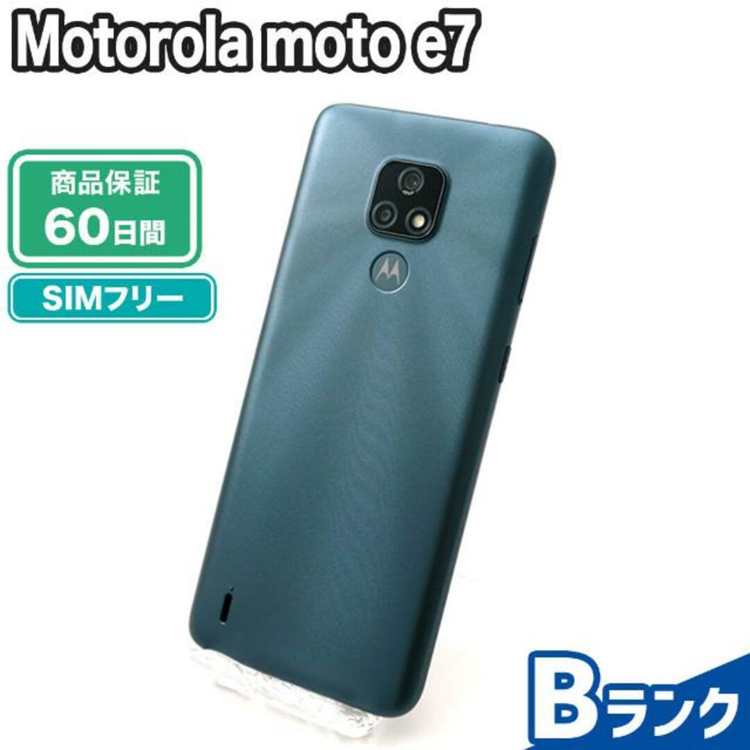 Motorola moto e7 ミネラルグレー SIMフリー  Bランク 本体【ReYuuストア（リユーストア）】