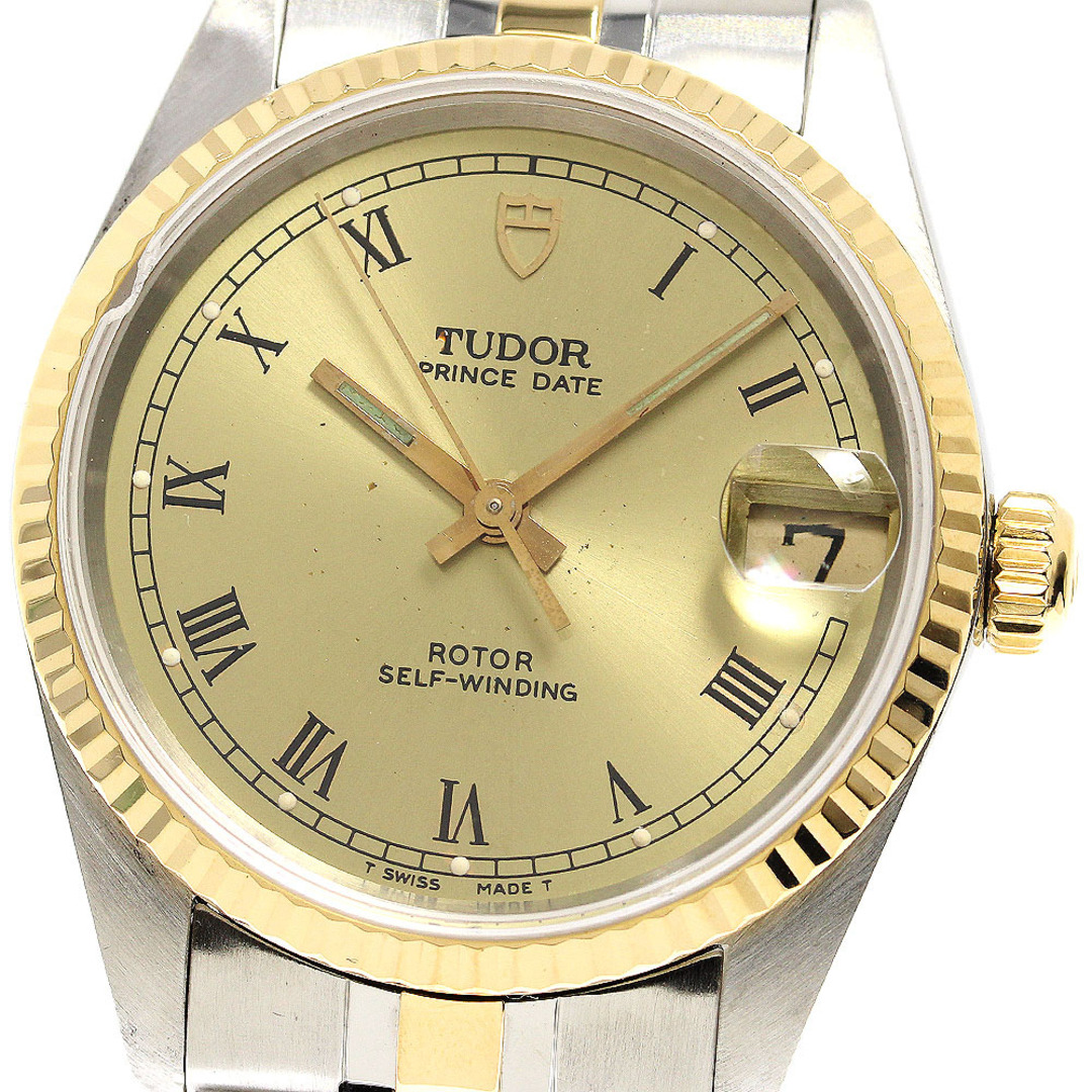 チュードル TUDOR 72033 プリンスデイト YGコンビ Cal.2824-2 自動巻き ボーイズ _753539