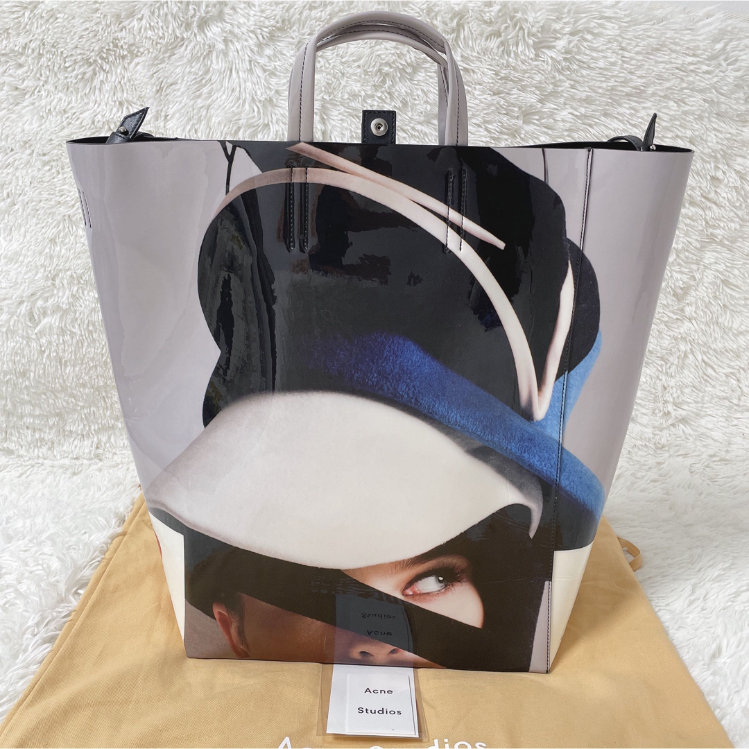 ベルギー製 着画有 Acne Studios PARFR PVC トート ショルダー バッグ