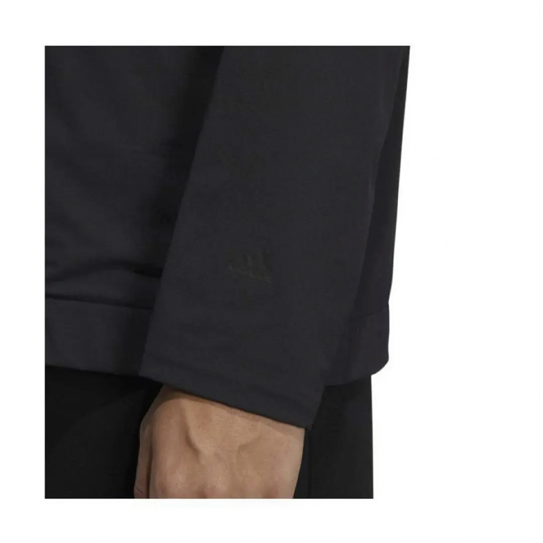 新品 adidas スーツ上下セット L テーラードジャケット ウーブンパンツ黒 4