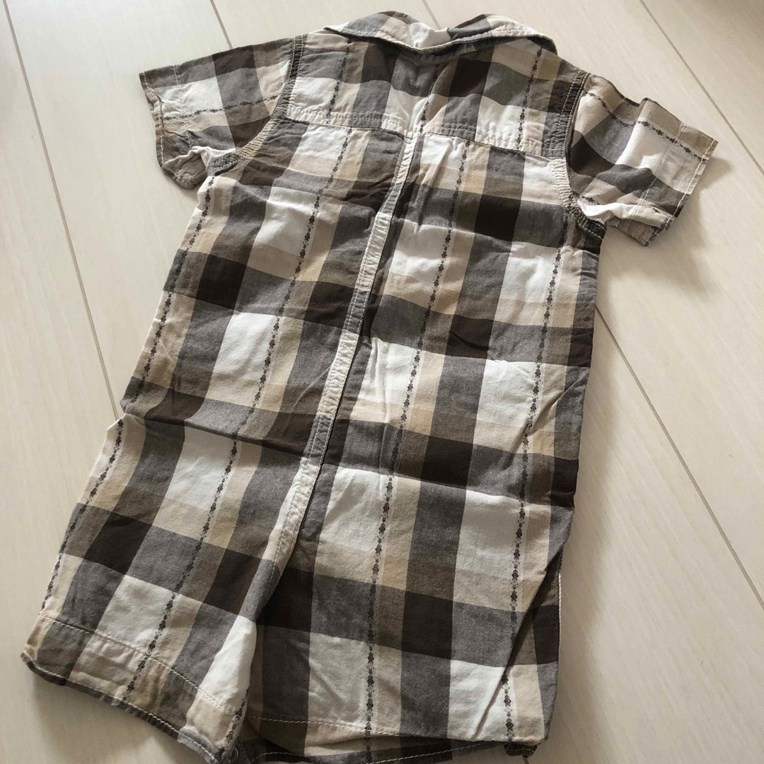 babyGAP(ベビーギャップ)のベビーギャップ　半袖ロンパース　80 キッズ/ベビー/マタニティのベビー服(~85cm)(ロンパース)の商品写真