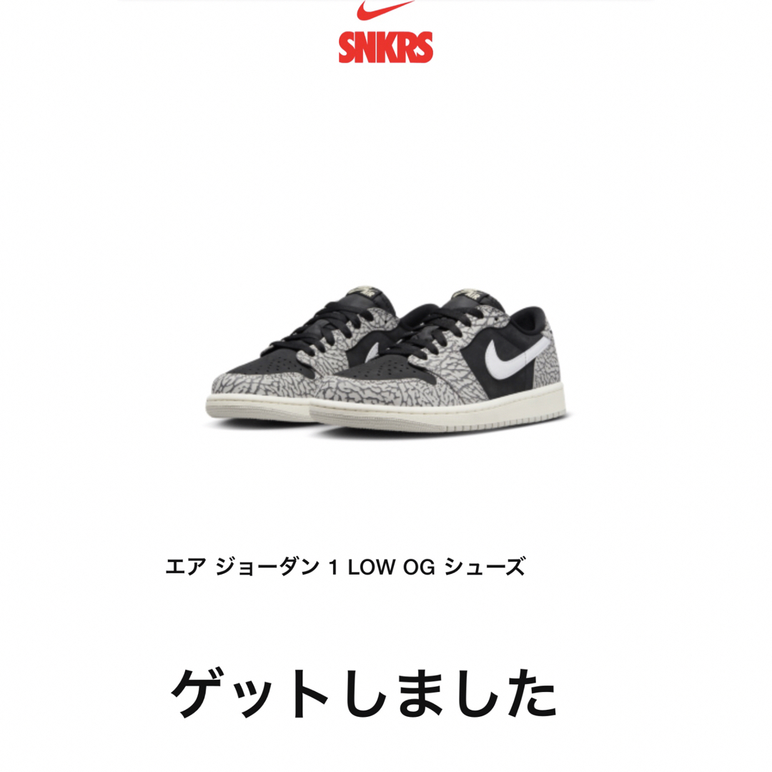 靴/シューズNIKE JORDAN 1 LOW Size : 27.5cm