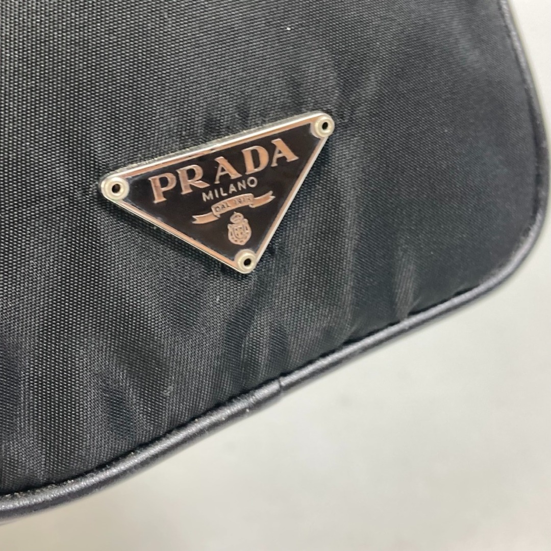 PRADA プラダ ロゴプレート ナイロンボストンバッグ