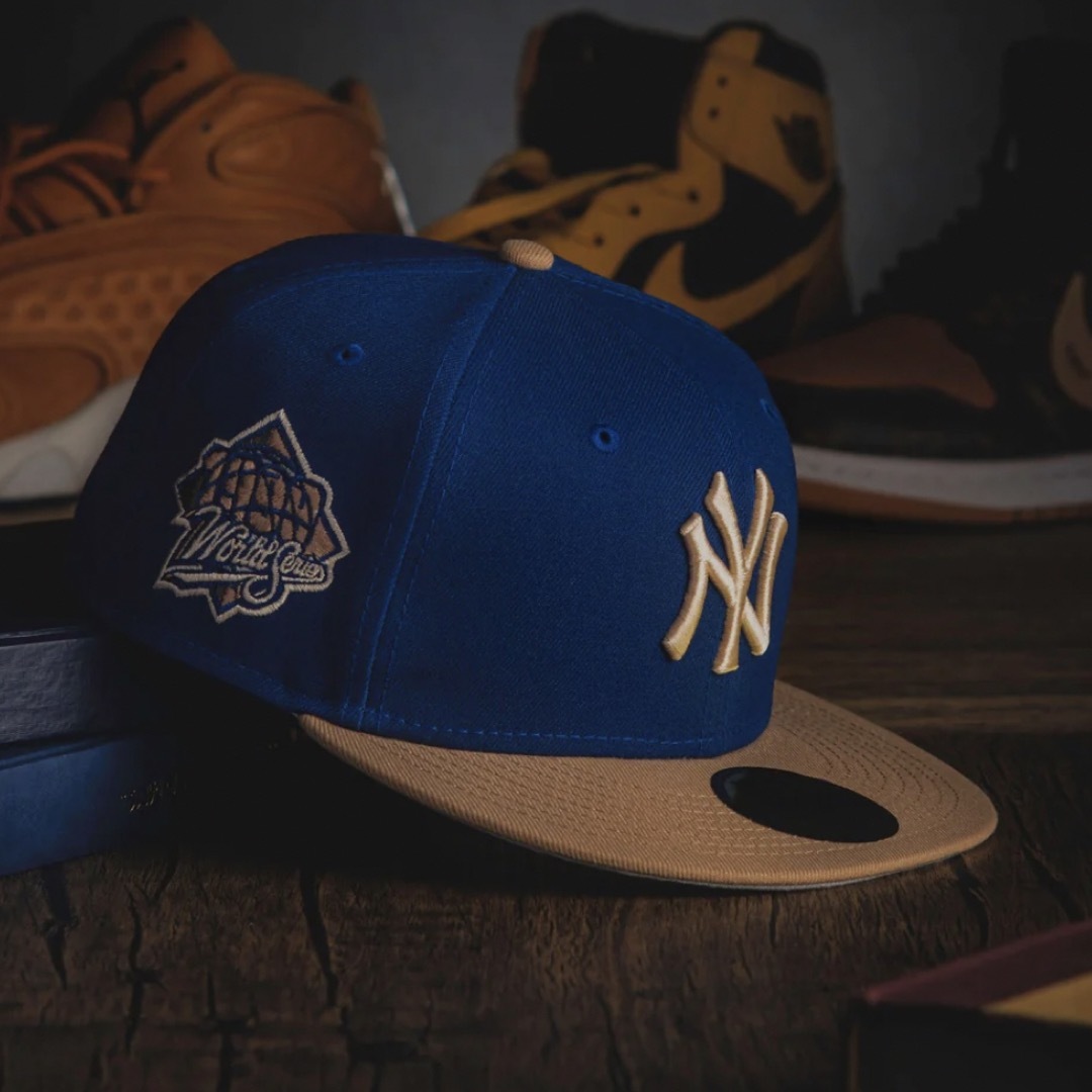 NEW ERA - 【激レアカラー】NEW ERA NYヤンキース ツートン 紺 × 金の