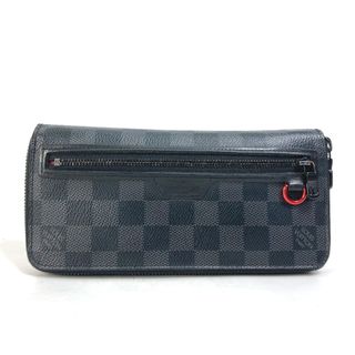 ヴィトン(LOUIS VUITTON) ダミエ 長財布(メンズ)(レッド/赤色系)の