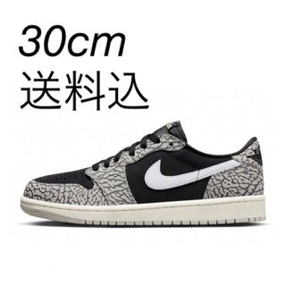 ジョーダン(Jordan Brand（NIKE）)のNike Air Jordan 1 Retro Low Black Cement(スニーカー)