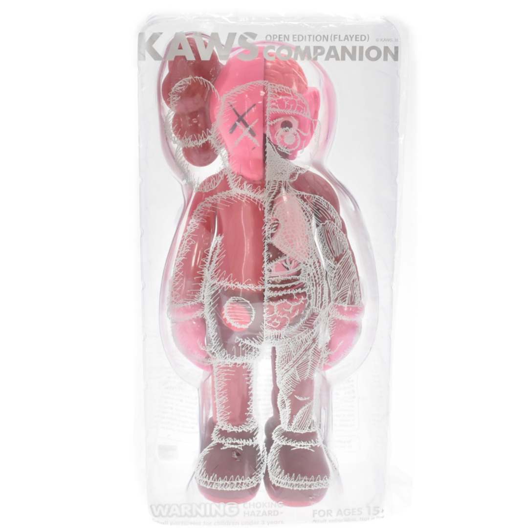 MEDICOM TOY メディコムトイ KAWS Companion Open Edition FLAYED ×カウズ コンパニオン オープンエディション フレイド フィギュア レッド