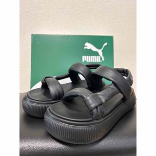 プーマ(PUMA)のPUMA スウェード　マユ　厚底　サンダル　24㎝(サンダル)