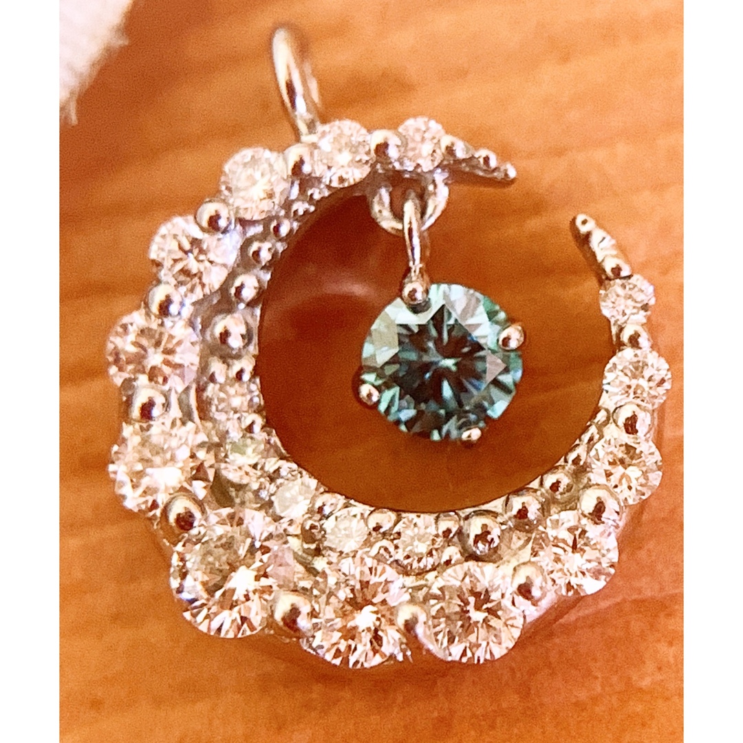 売切り特価 美品❗️上質❗️D0.33\u00260.141CT✨プラチナブルー