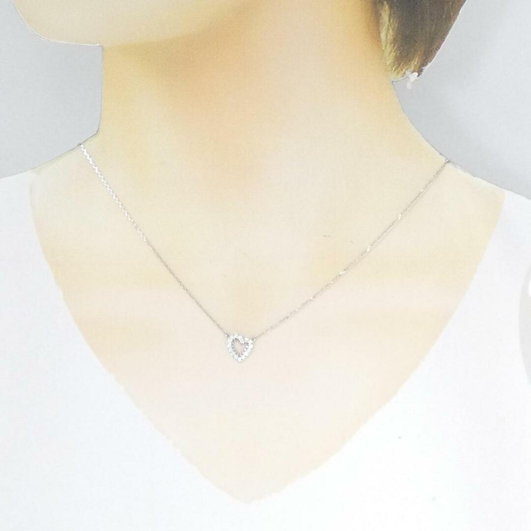 TASAKI　ダイヤモンドハートネックレス 0.12ct Pt850