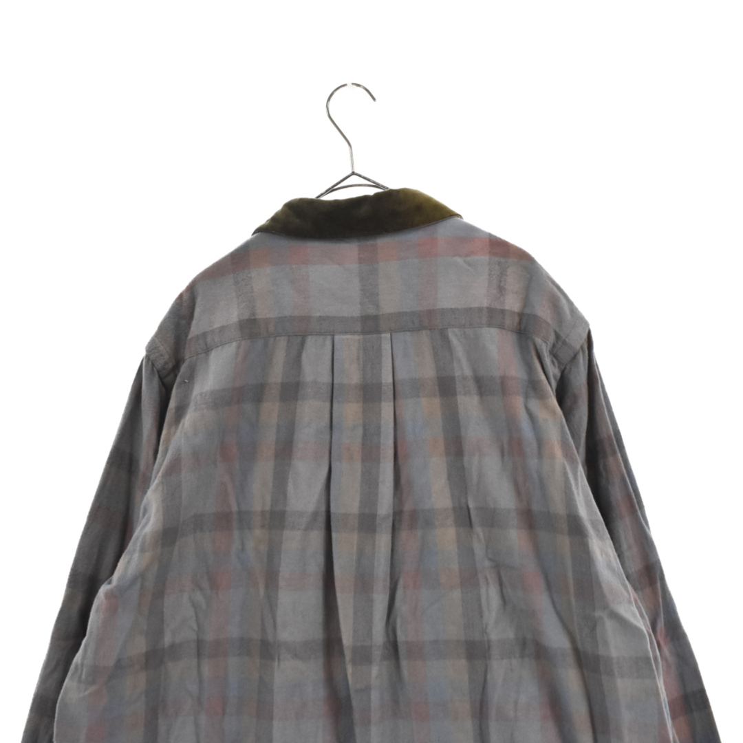 Sacai サカイ 22AW PLAID SHIRT 22-02838M 再構築 ドッキングシャツジャケット マルチカラー 長袖シャツ