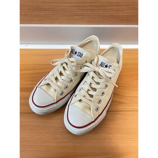 コンバース(CONVERSE)のコンバース　キャンバスオールスター　OX  ローカット　アイボリー(スニーカー)