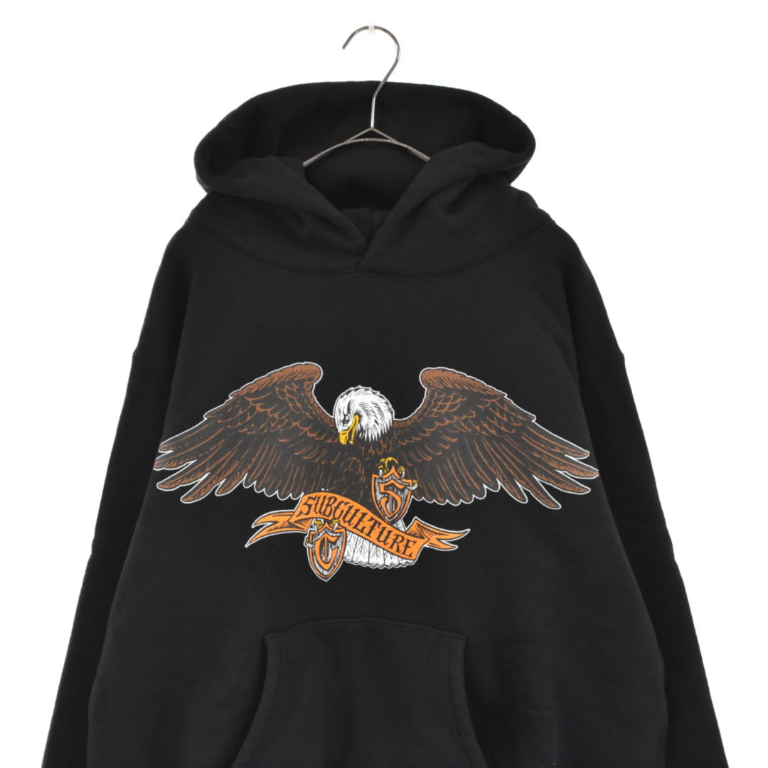 即日配送 Subculture EMBLEM EAGLE HOODIE GRAY