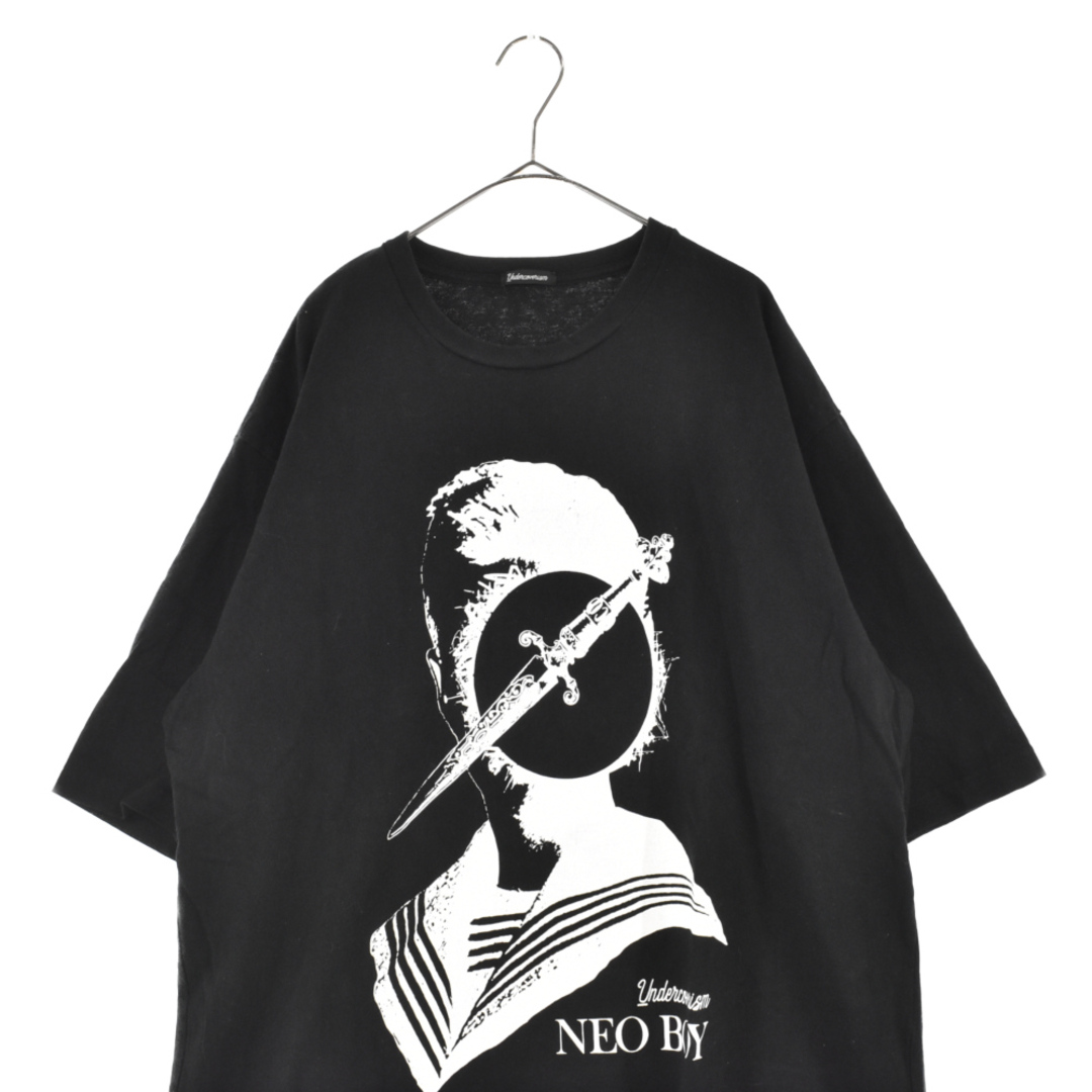 UNDERCOVER アンダーカバー NEO BOY プリント 半袖 Tシャツ ブラック UI2A4809