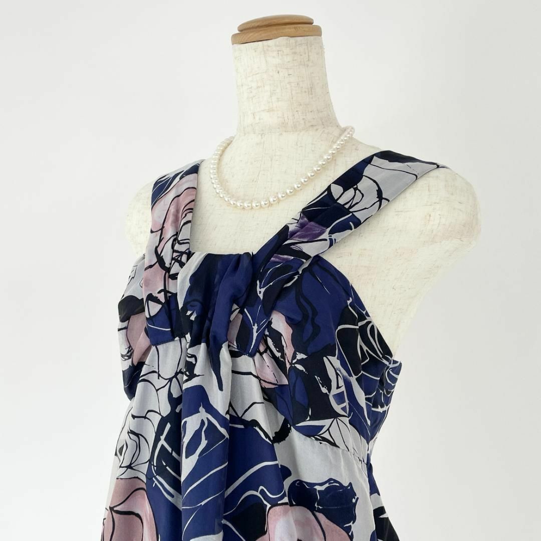 DVF ダイアンフォンファステンバーグ トップス ワンピース S 花柄 silk