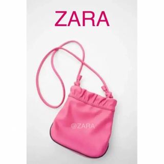 ザラ(ZARA)の新品 ZARA ザラ ショルダーバッグ ピンク(ショルダーバッグ)