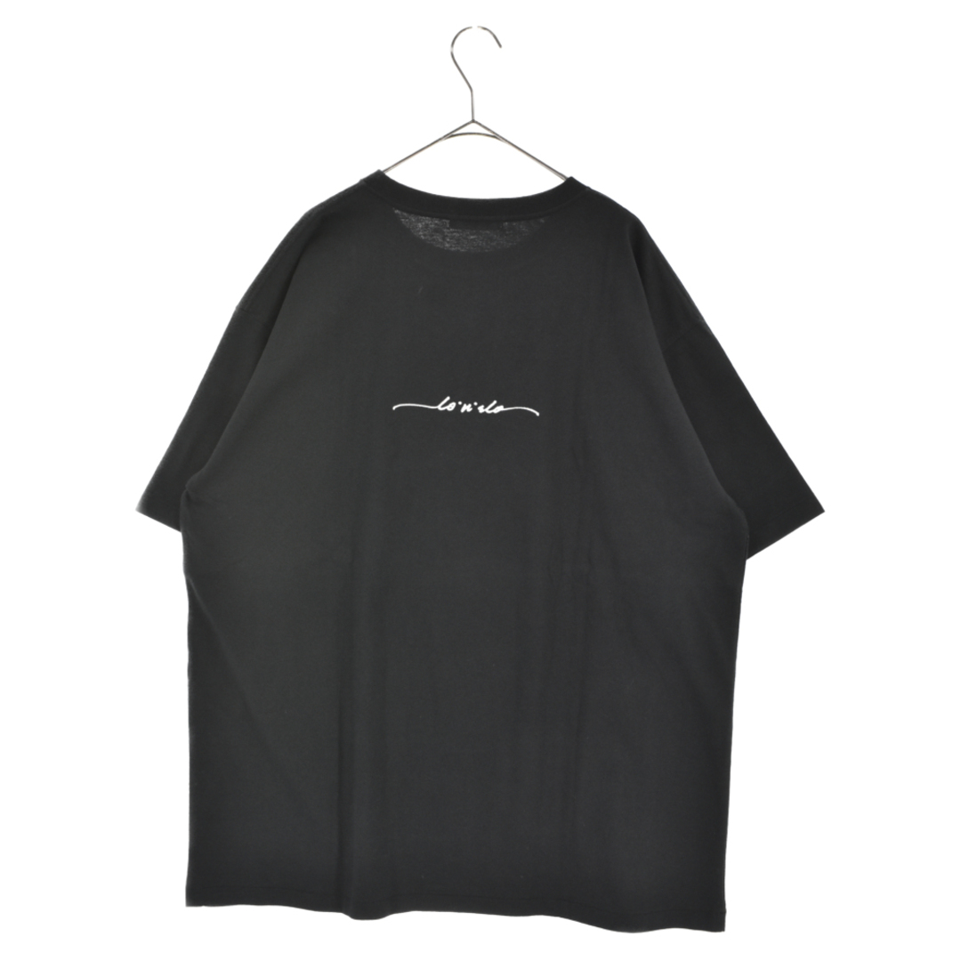 RADIALL(ラディアル)のRADIALL ラディアル 21SS LO-N-SLO -CREW NECK T-SHIRT S/S ロゴ刺繍半袖Tシャツ ブラック RAD-21SS-TEE011 メンズのトップス(Tシャツ/カットソー(半袖/袖なし))の商品写真