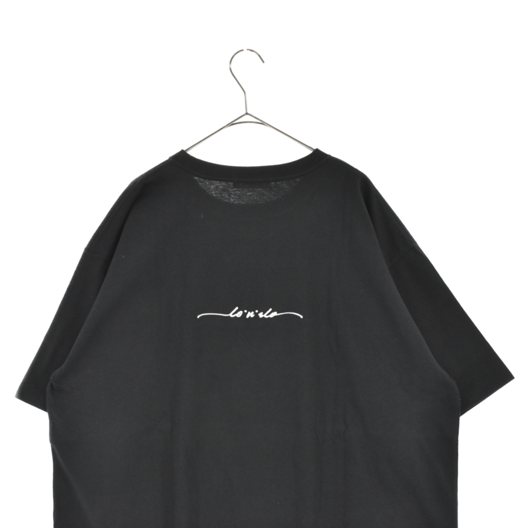 RADIALL(ラディアル)のRADIALL ラディアル 21SS LO-N-SLO -CREW NECK T-SHIRT S/S ロゴ刺繍半袖Tシャツ ブラック RAD-21SS-TEE011 メンズのトップス(Tシャツ/カットソー(半袖/袖なし))の商品写真